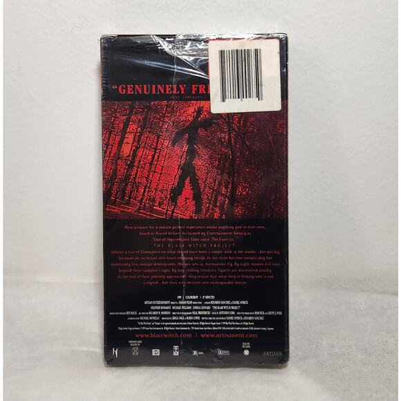 The Blair Witch Project VHS Artisan 1999 New Open Box - Picture 2 of 5